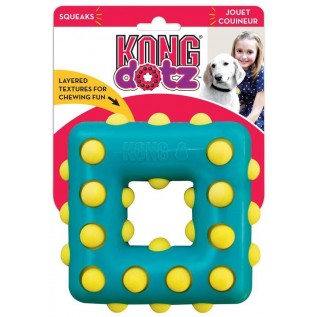 Kong игрушка для собак Dotz квадрат большой 13 см