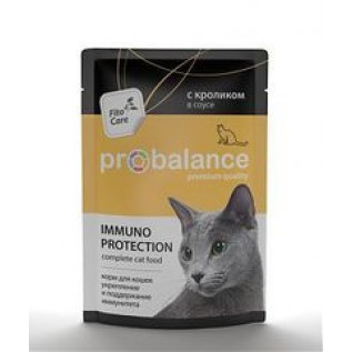 Пауч ProBalance Immuno Protection для кошек с кроликом 25 шт