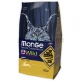 Корм Monge BWild Cat Hare для взрослых кошек с мясом зайца, 1.5 кг