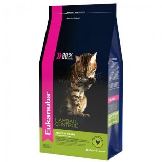 Eukanuba Adult Hairball  для для выведения волосяных комков 2 кг